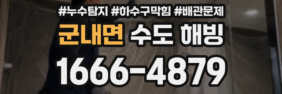 군내면 수도 해빙