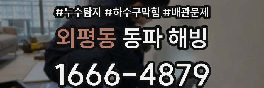 외평동 동파 해빙