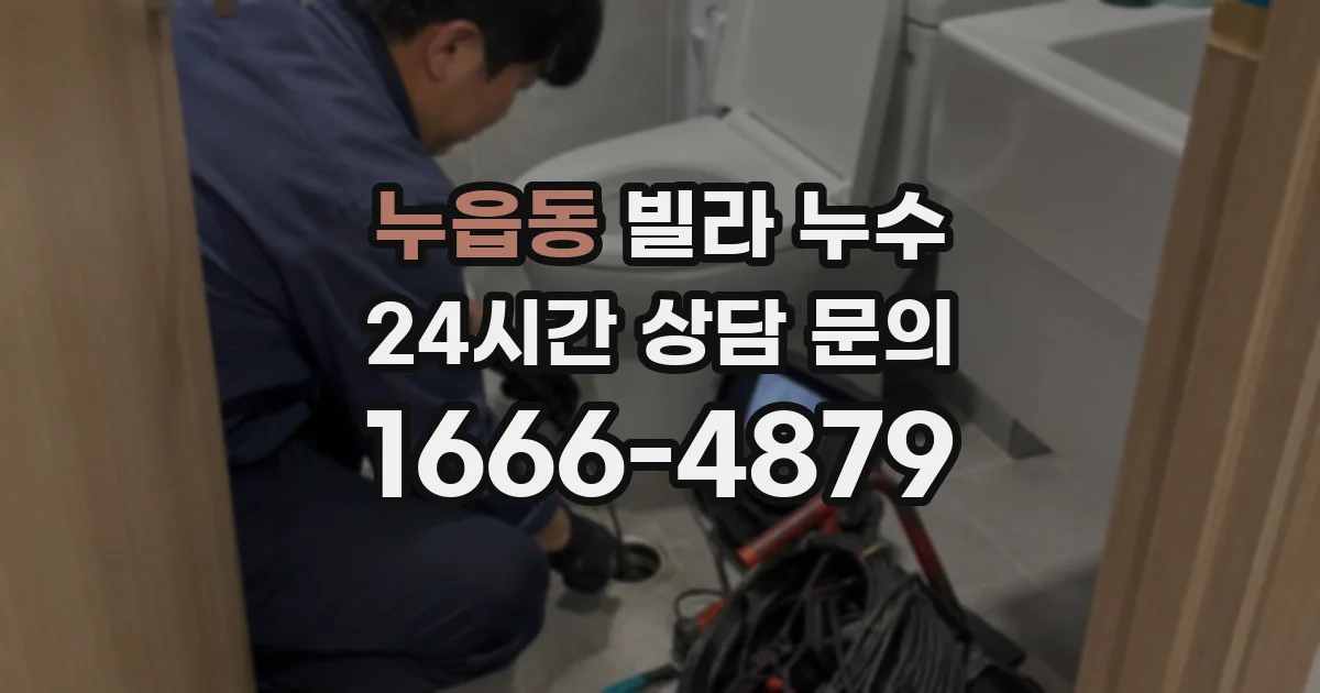 누읍동 빌라 누수