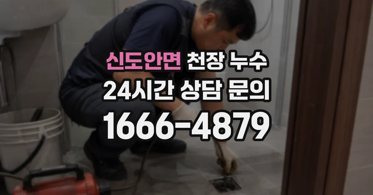 신도안면 천장 누수