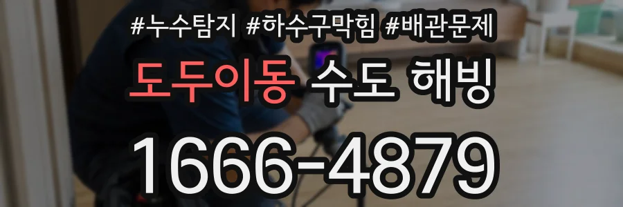 도두이동 수도 해빙