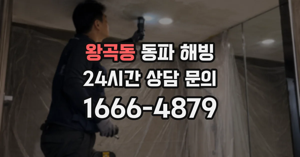왕곡동 동파 해빙