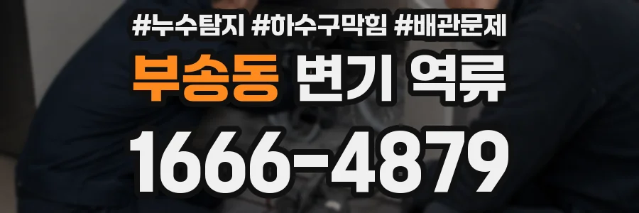 부송동 변기 역류