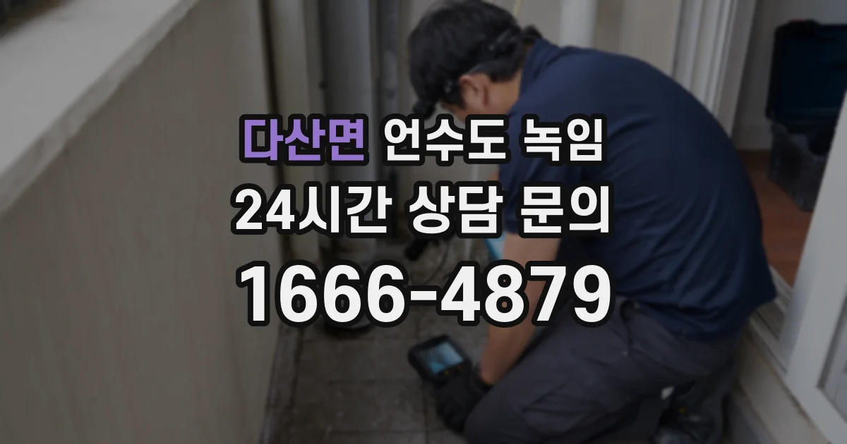 다산면 언수도 녹임