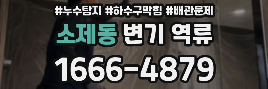 소제동 변기 역류