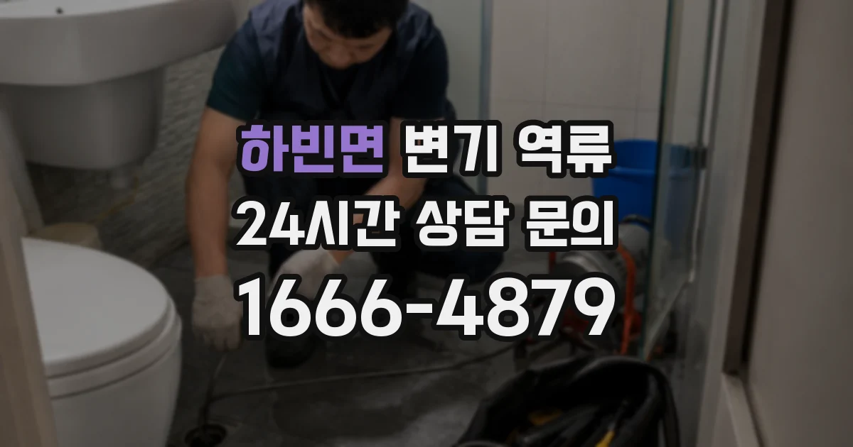 하빈면 변기 역류