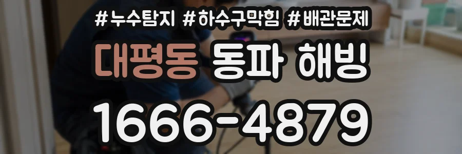 대평동 동파 해빙