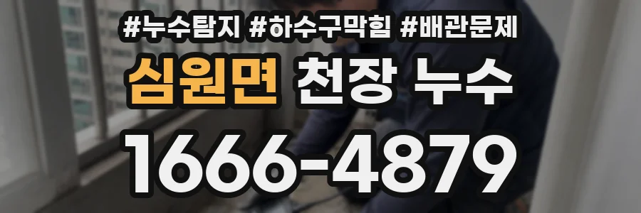 심원면 천장 누수