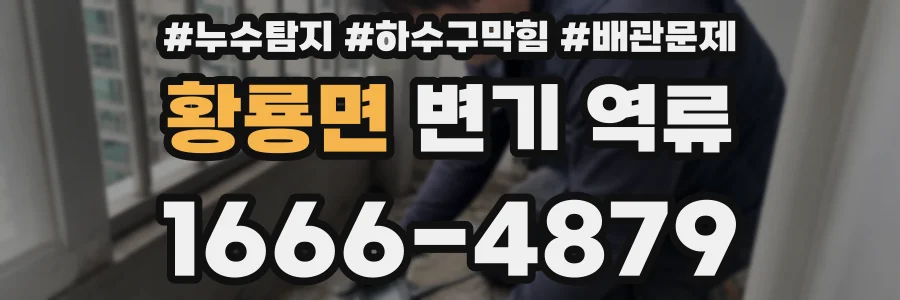 황룡면 변기 역류