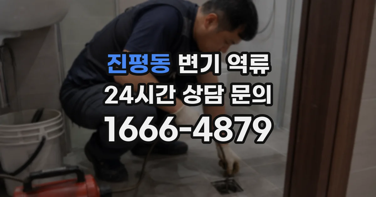 진평동 변기 역류