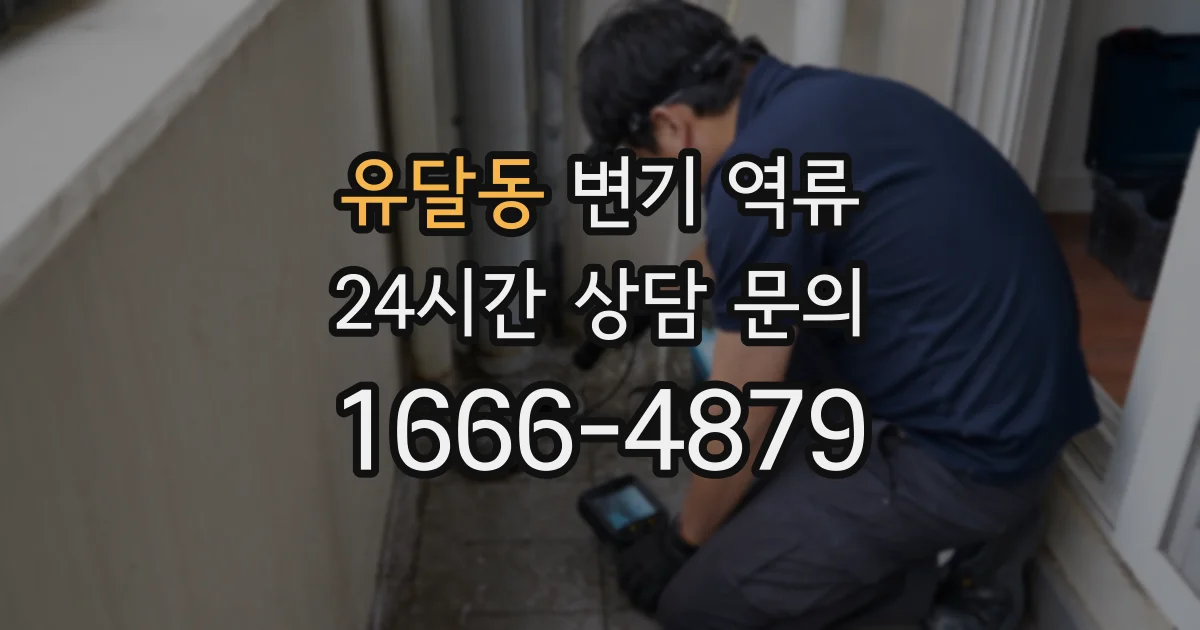 유달동 변기 역류