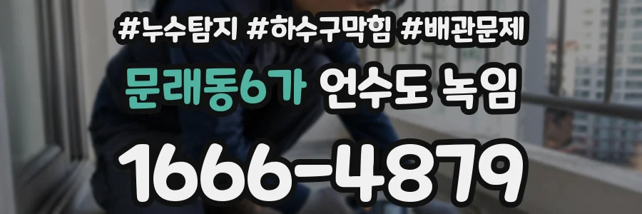 문래동6가 언수도 녹임