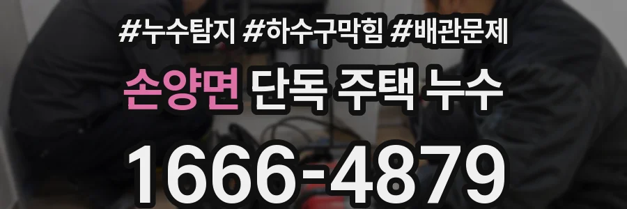 손양면 단독 주택 누수