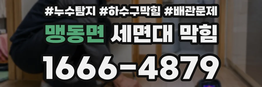 맹동면 세면대 막힘