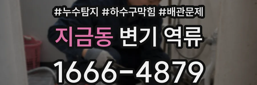 지금동 변기 역류