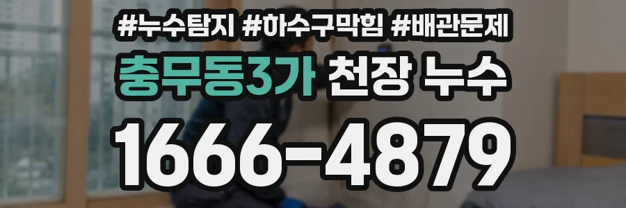 충무동3가 천장 누수