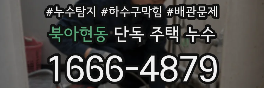 북아현동 단독 주택 누수