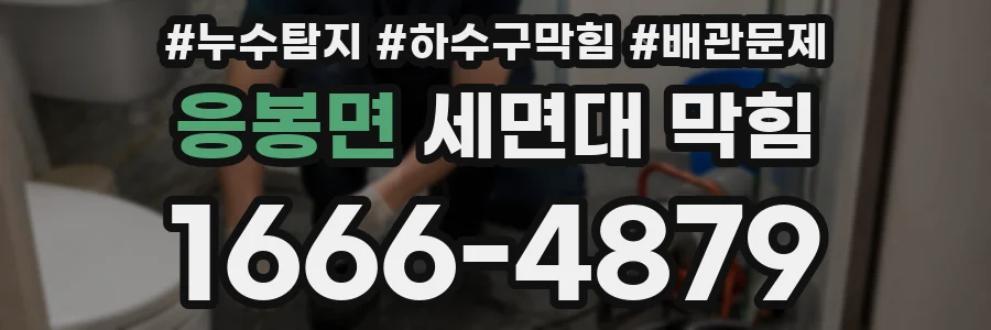 응봉면 세면대 막힘