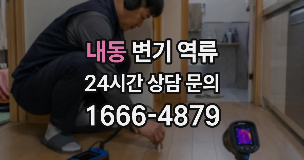 내동 변기 역류