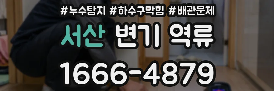 서산 변기 역류