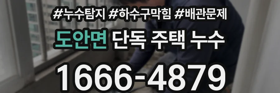 도안면 단독 주택 누수