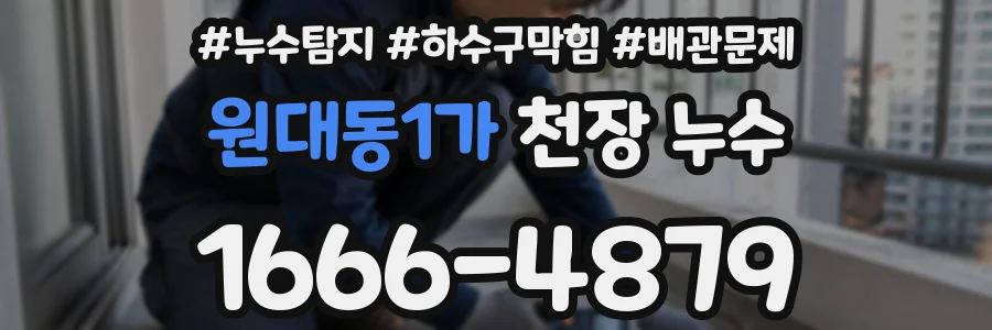 원대동1가 천장 누수