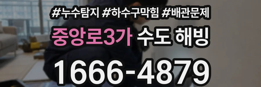 중앙로3가 수도 해빙