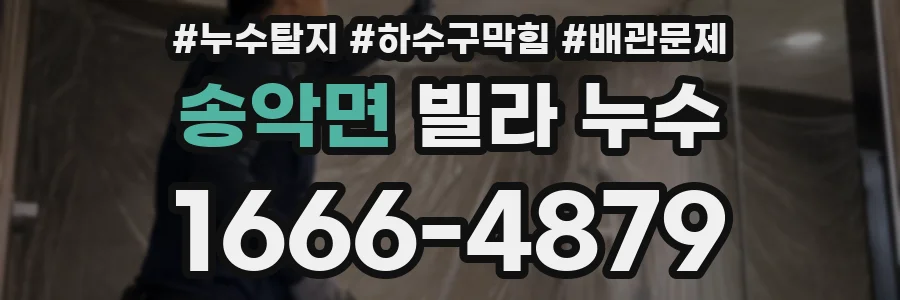 송악면 빌라 누수