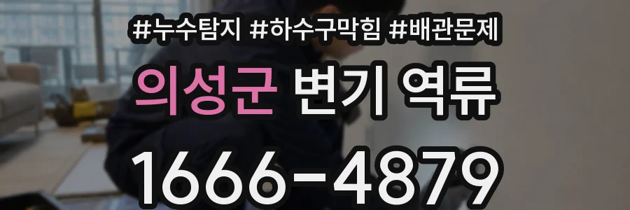 의성군 변기 역류