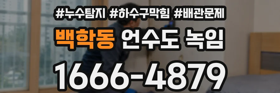 백학동 언수도 녹임