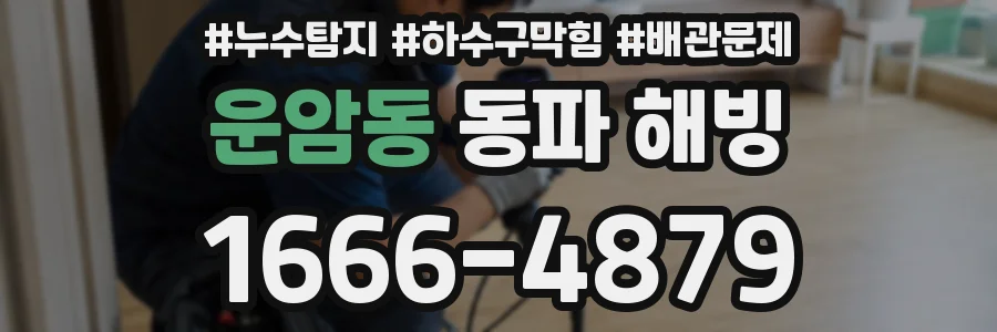 운암동 동파 해빙