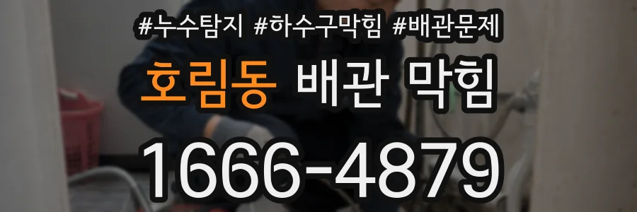 호림동 배관 막힘