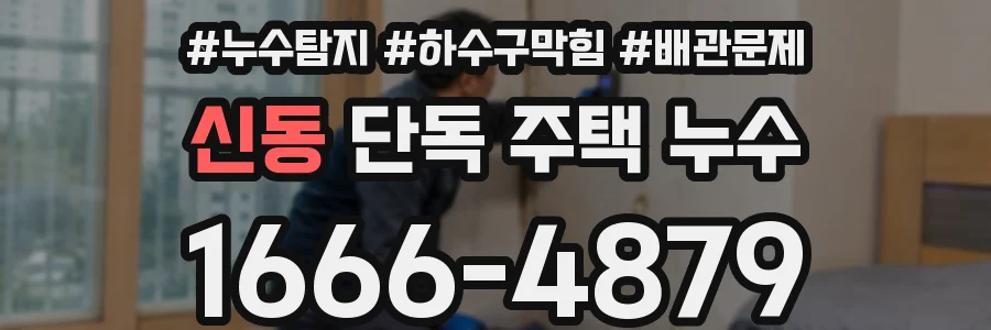 신동 단독 주택 누수