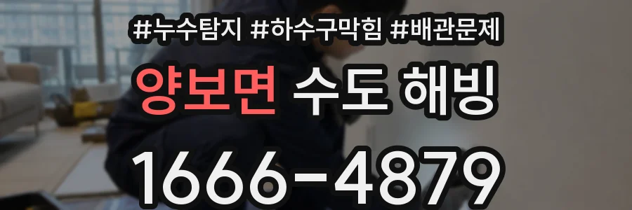 양보면 수도 해빙