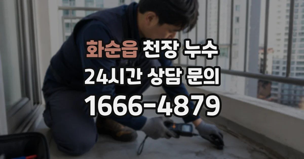 화순읍 천장 누수
