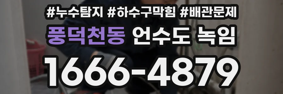 풍덕천동 언수도 녹임