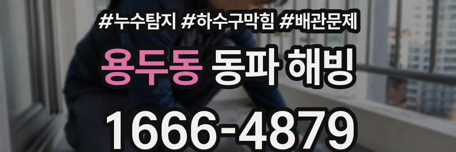용두동 동파 해빙