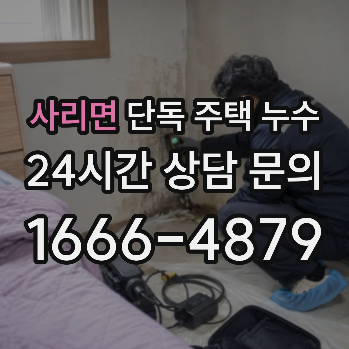 사리면 단독 주택 누수