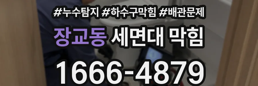 장교동 세면대 막힘