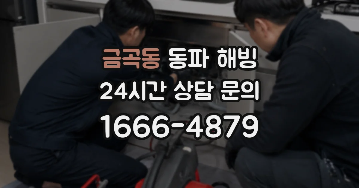 금곡동 동파 해빙