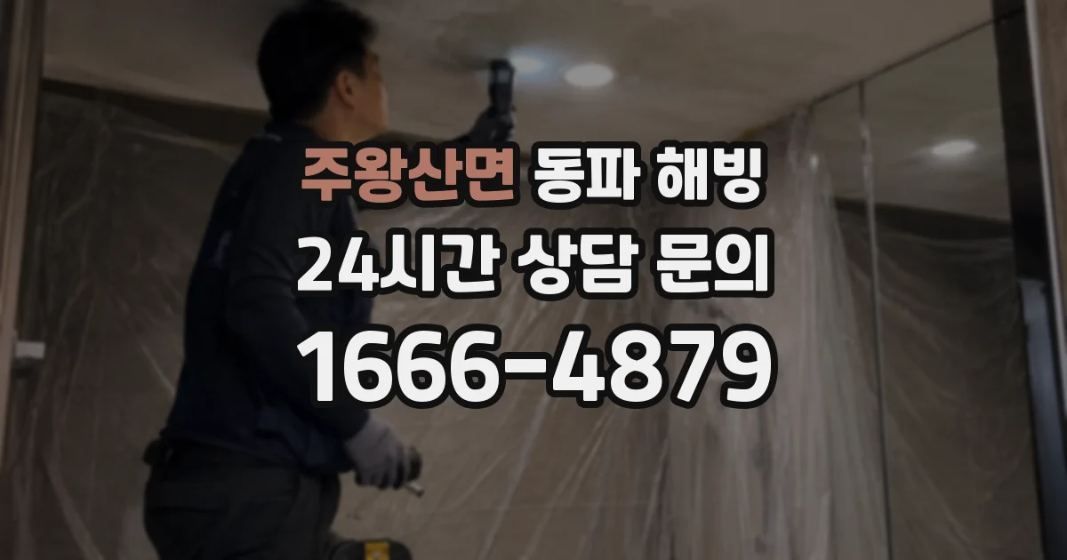 주왕산면 동파 해빙