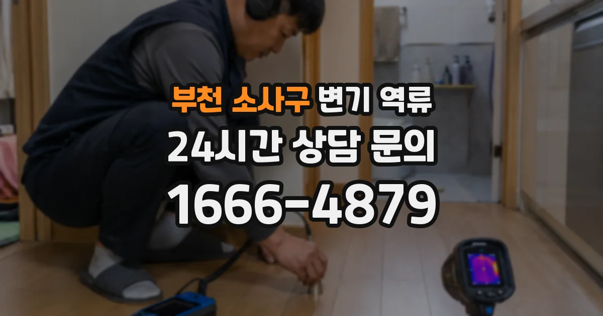 부천 소사구 변기 역류