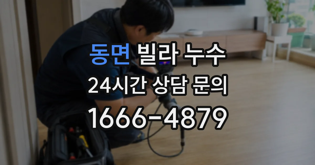 동면 빌라 누수