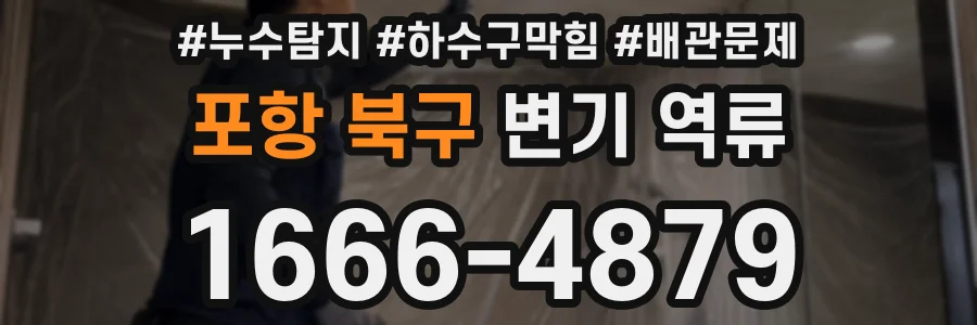 포항 북구 변기 역류