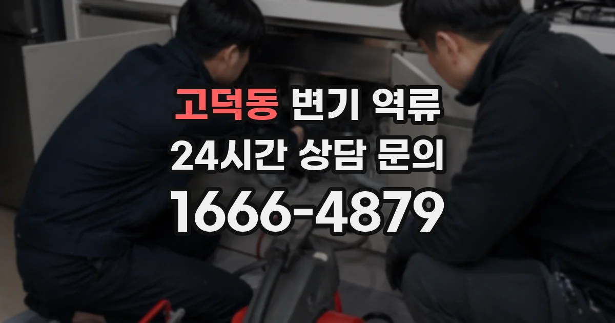 고덕동 변기 역류