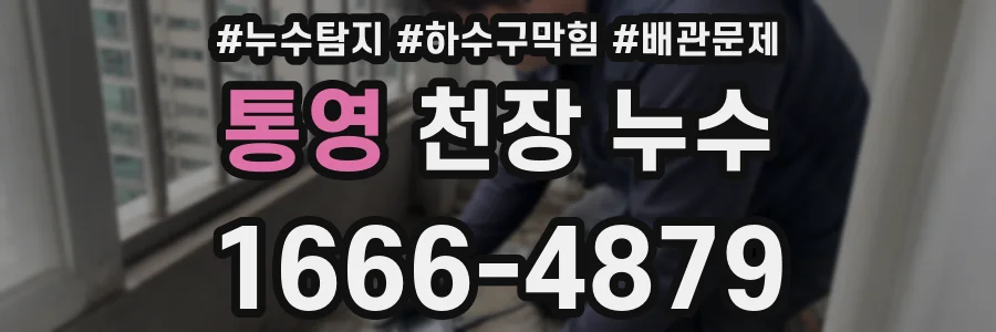 통영 천장 누수