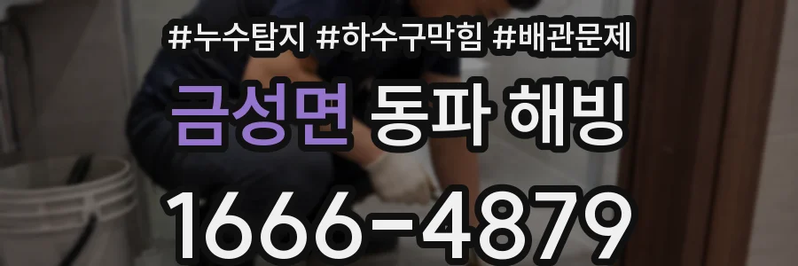 금성면 동파 해빙