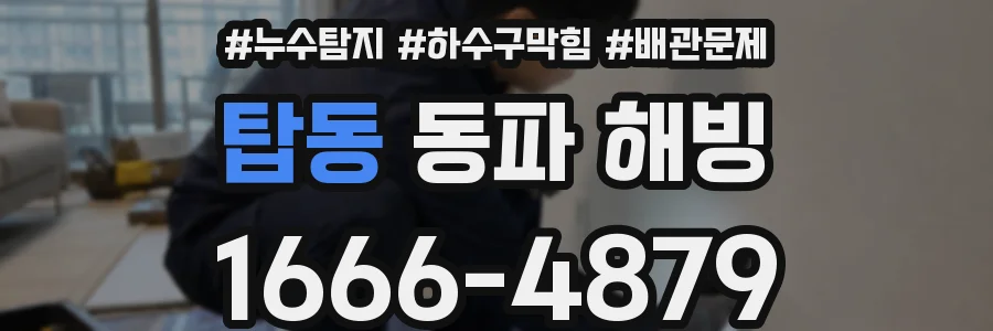 탑동 동파 해빙