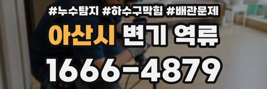 아산시 변기 역류