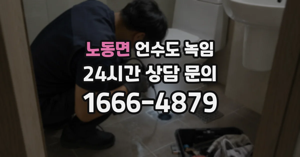 노동면 언수도 녹임